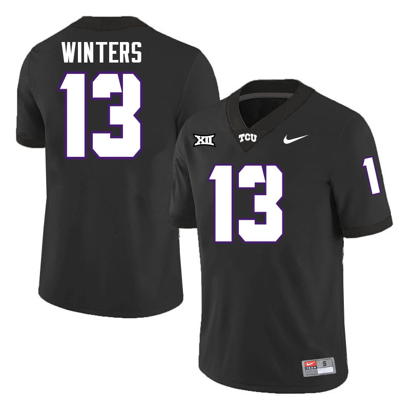 #13 Dee Winters TCU Jersey,Texas Christian University Horned Frogs Football Jersey-Black
